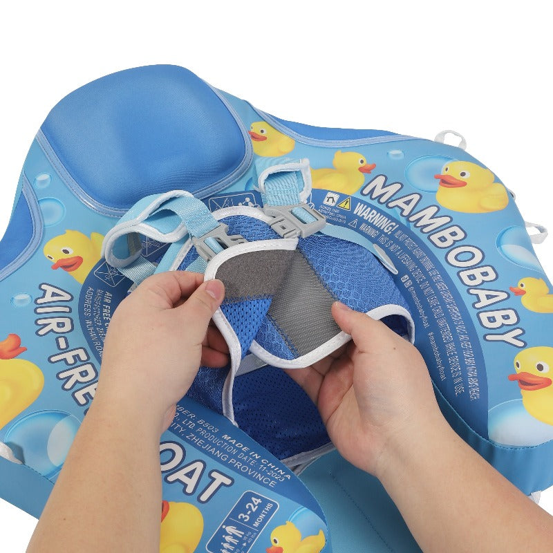 Boia Mambobaby Festa dos Patos Deluxe Edition Com Cauda e Proteção Solar FPU 50+ (3 meses a 3 anos)