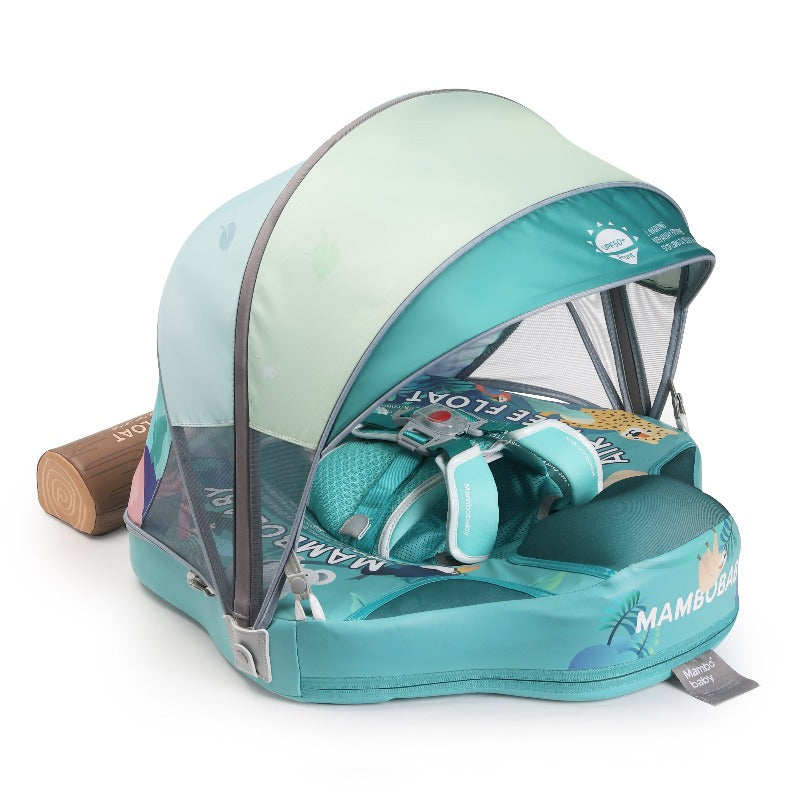 Boia Mambobaby Floresta Deluxe Edition Com Cauda e Proteção Solar FPU 50+ (3 meses a 3 anos)
