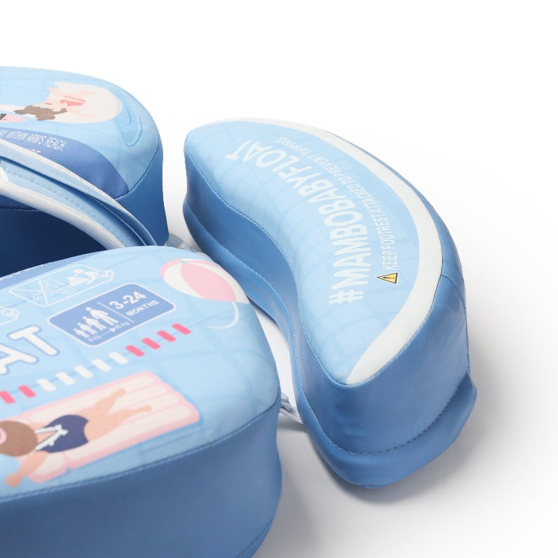 Boia Mambobaby Pool Party Deluxe Edition Com Cauda e Proteção Solar FPU 50+ (3 meses a 3 anos)