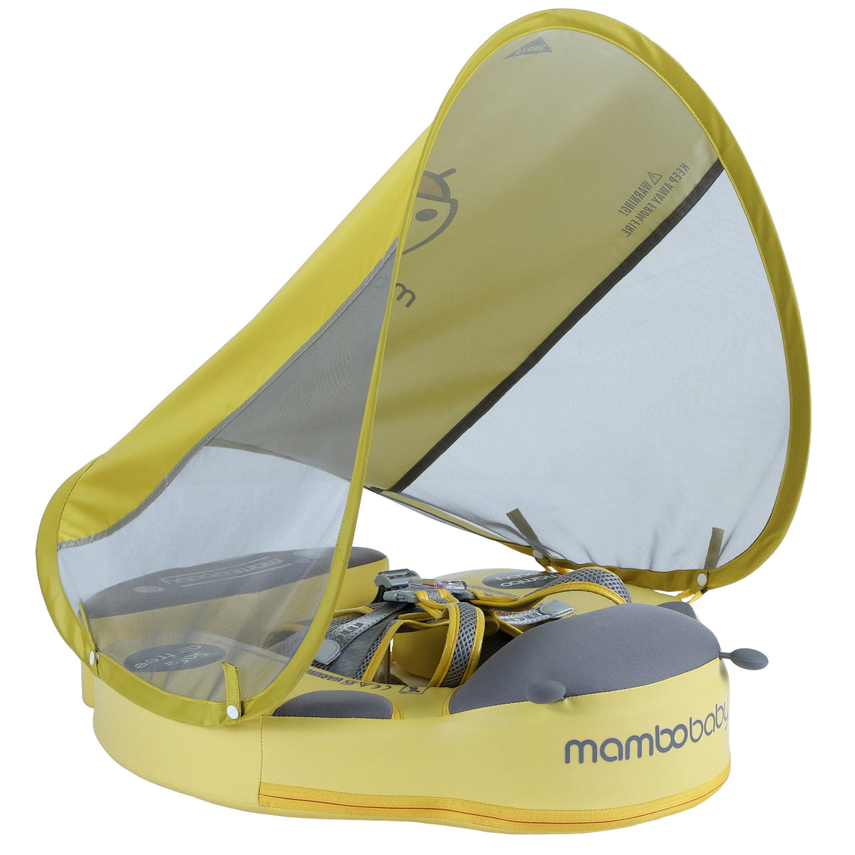 Boia MamboBaby Joaninha Com Cauda e Proteção Solar (3 meses a 3 anos)