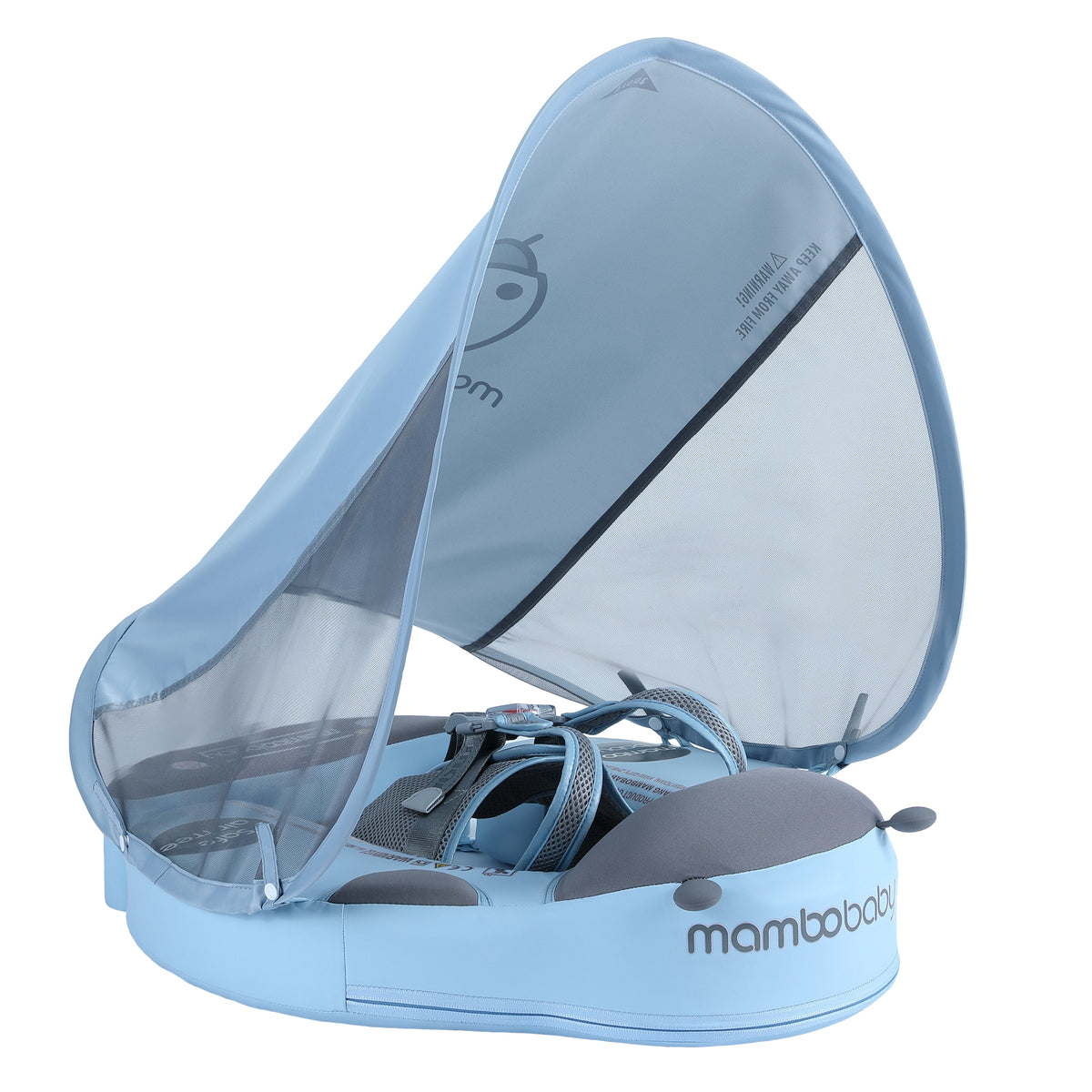 Boia MamboBaby Joaninha Com Cauda e Proteção Solar (3 meses a 3 anos)