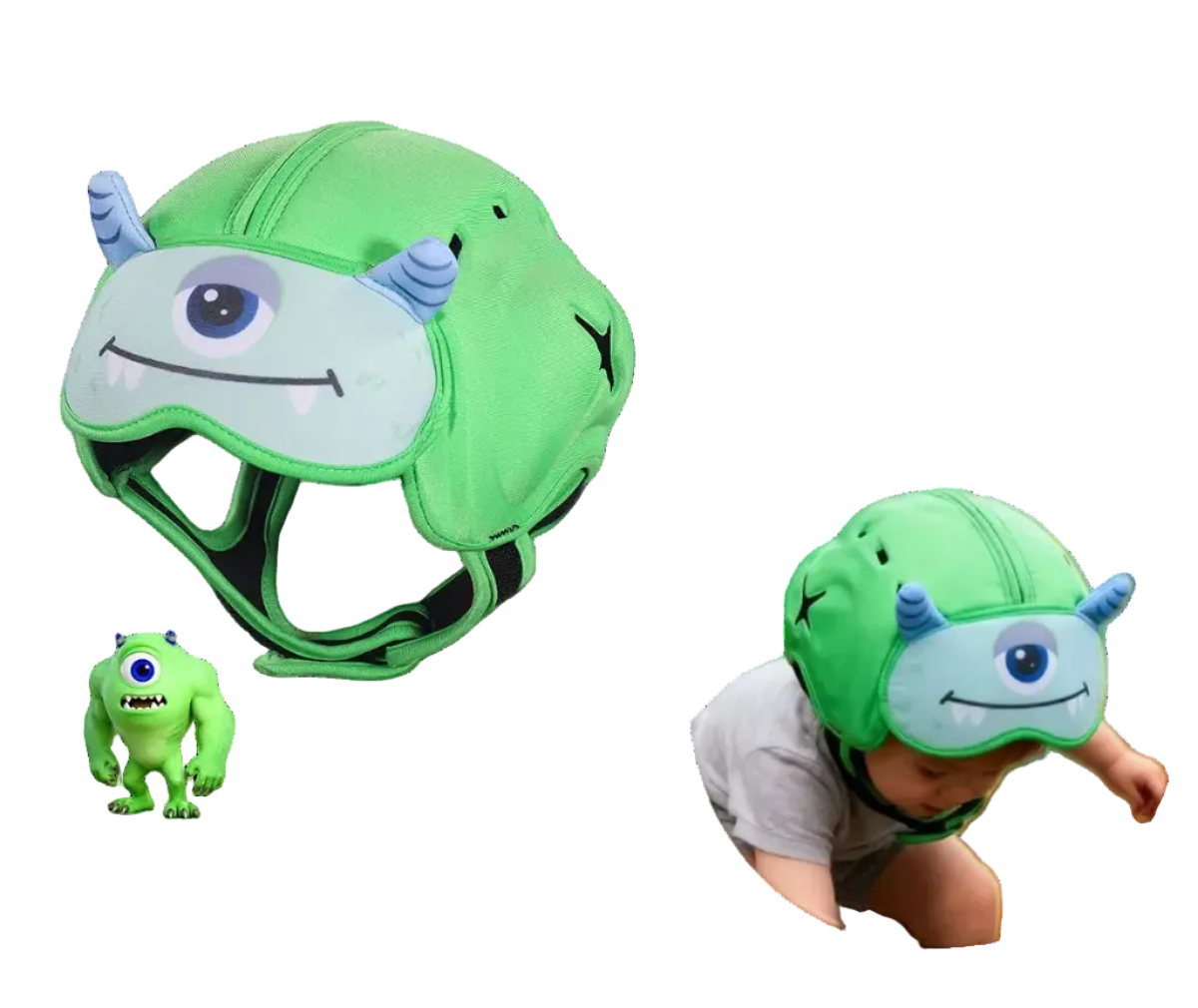 Capacete Antichoque Infantil Mambobaby Guard Monster