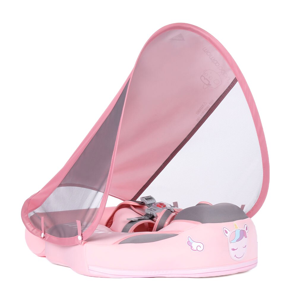 Boia MamboBaby Dino e Unicórnio 2023 Com Cauda e Proteção Solar (3 meses a 3 anos)