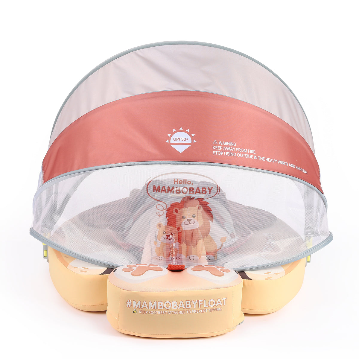 Boia MamboBaby Leão 2 em 1 Premium Edition (3 meses a 3 anos)