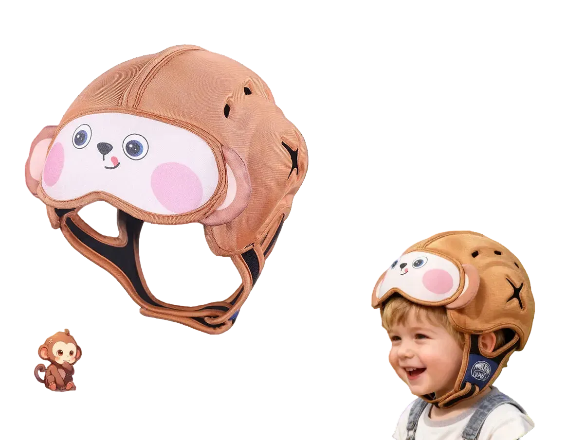 Capacete Antichoque Infantil Mambobaby Guard Macaco