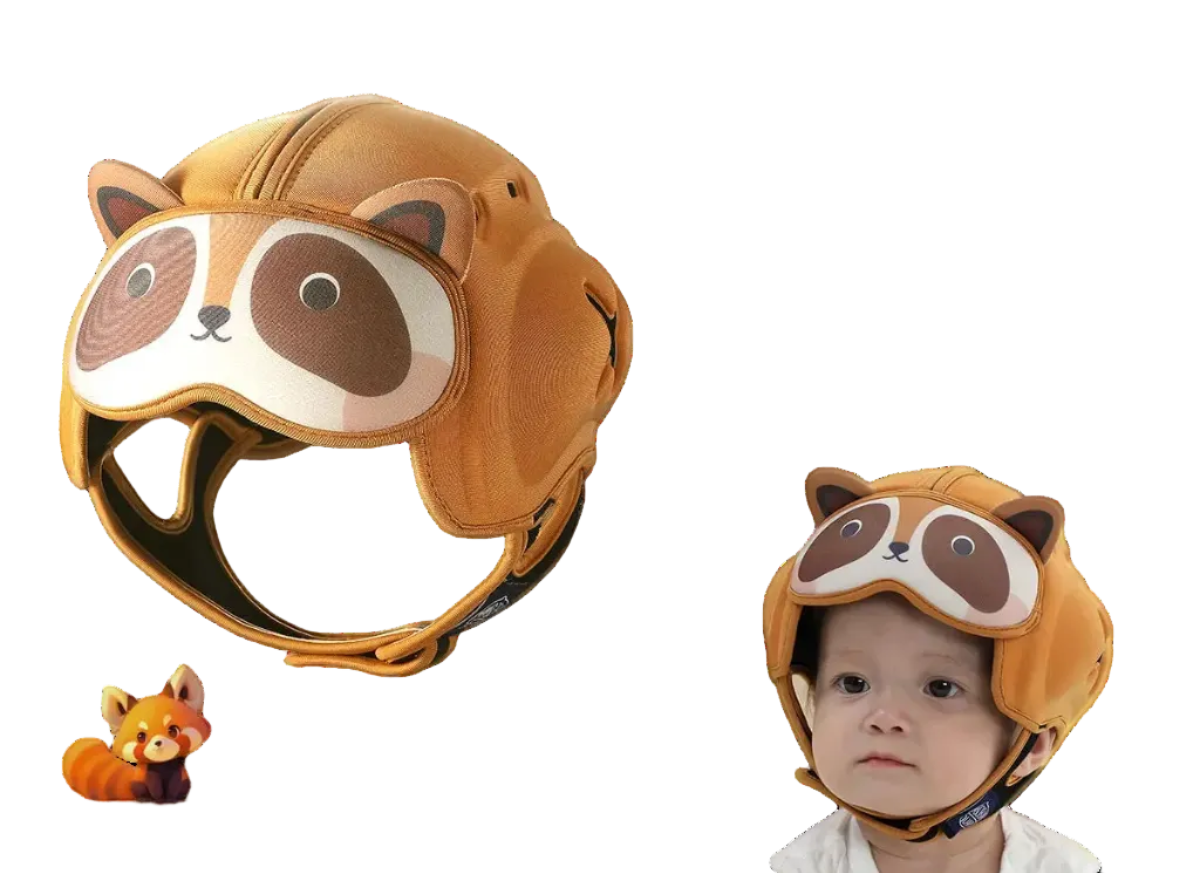 Capacete Antichoque Infantil Mambobaby Guard Guaxinim
