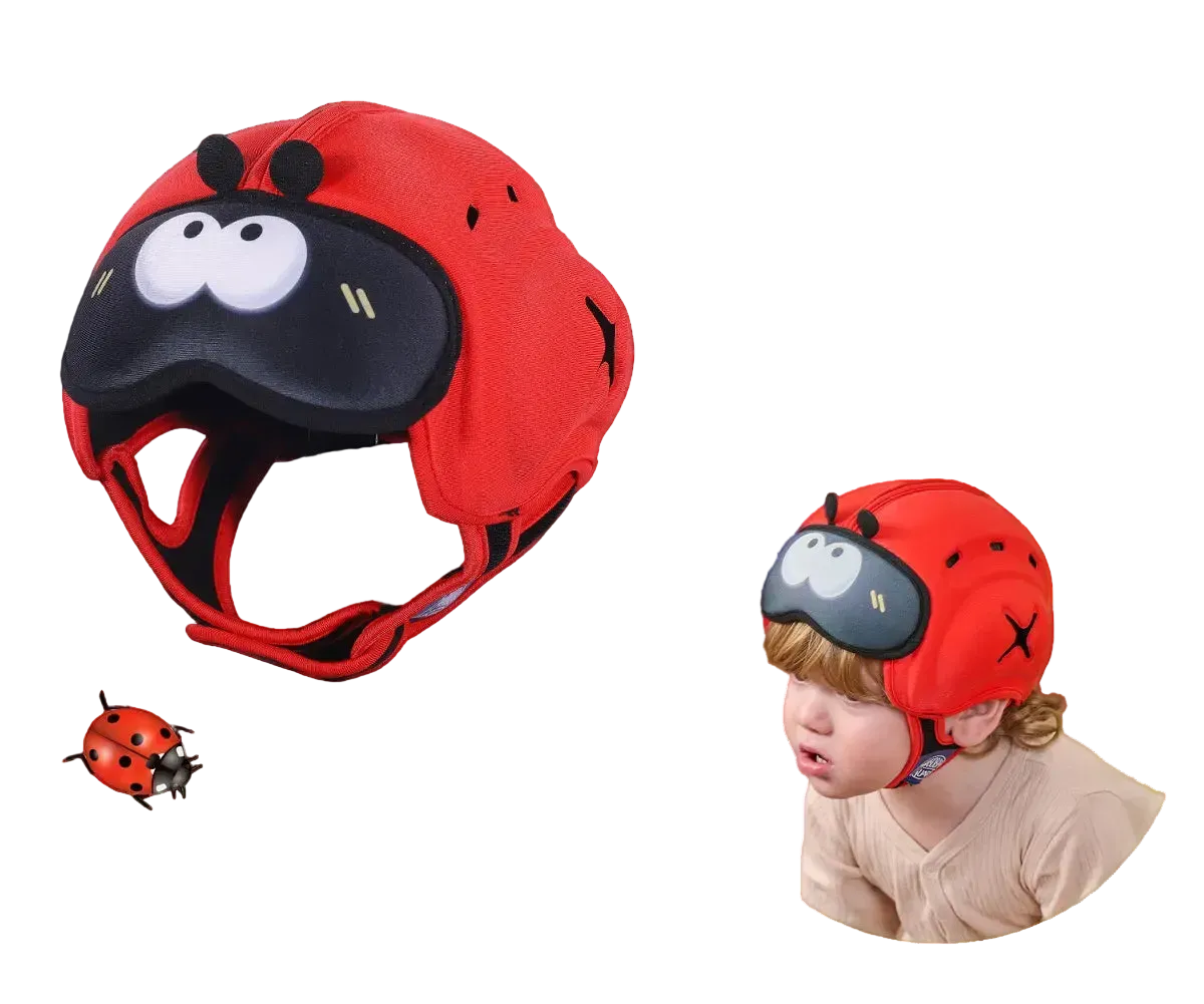 Capacete Antichoque Infantil Mambobaby Guard Joaninha