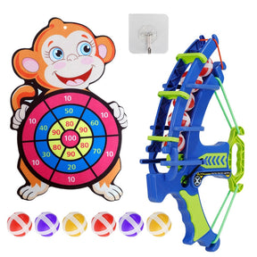 Kit Montessori Arco e Flecha Tiro ao Alvo
